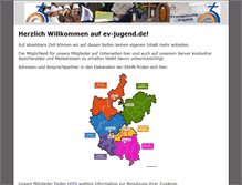 Tablet Screenshot of ev-jugend.de